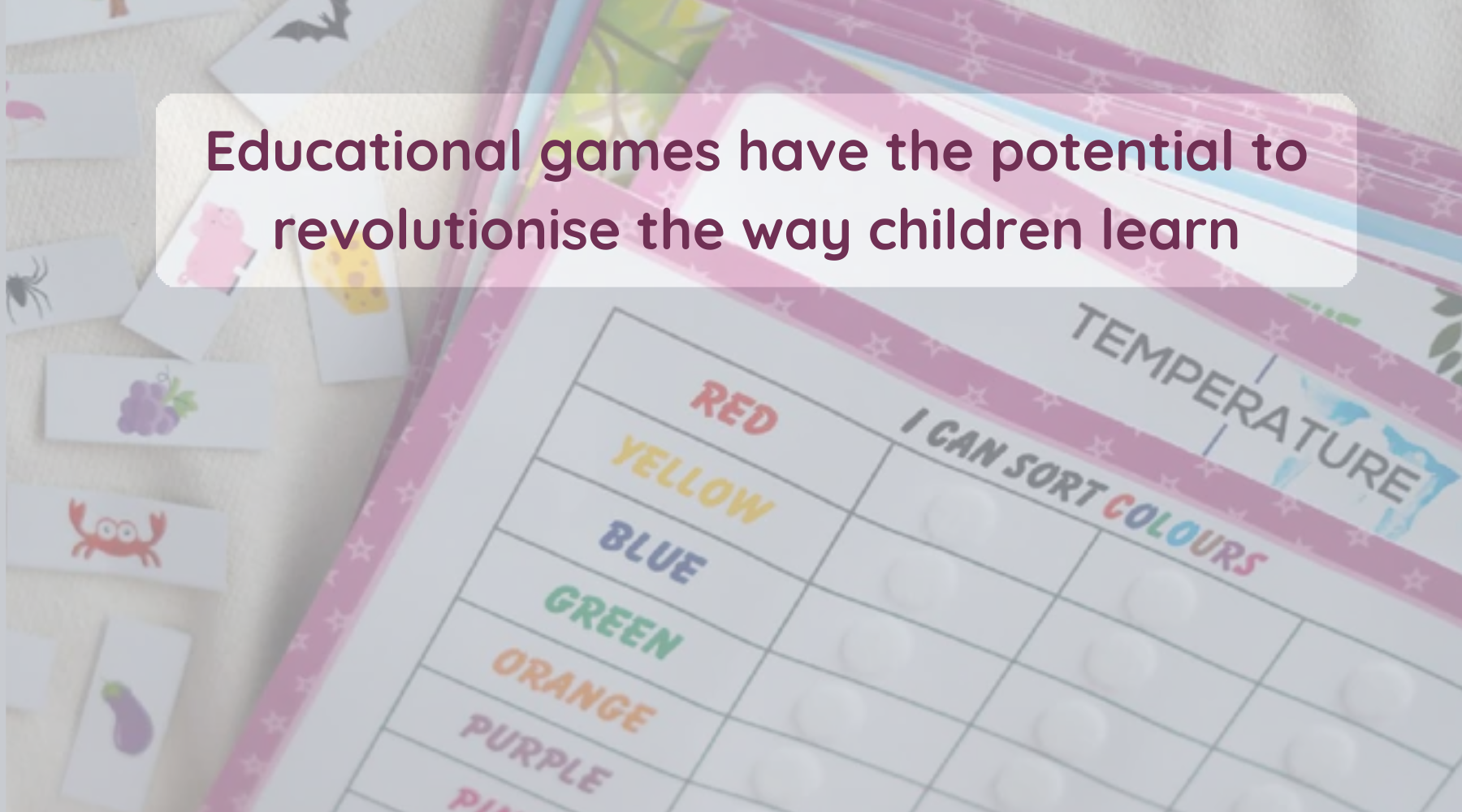 Role of Educational Games in Kids Education
