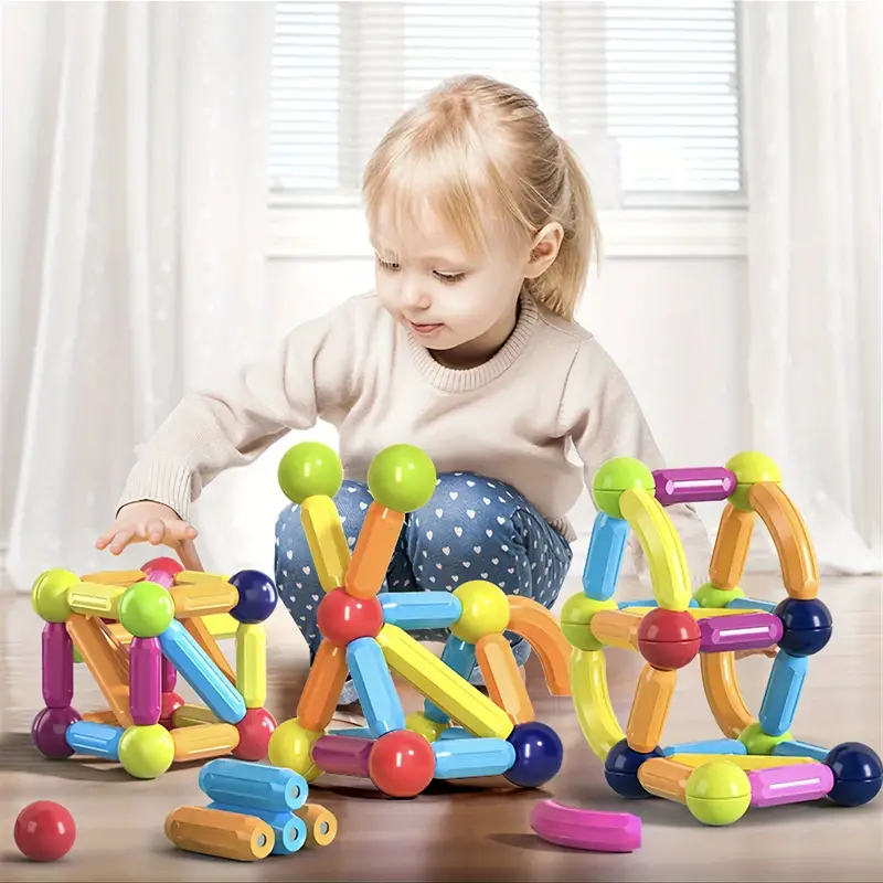 25 Pieces - Magnetic Construction Toy