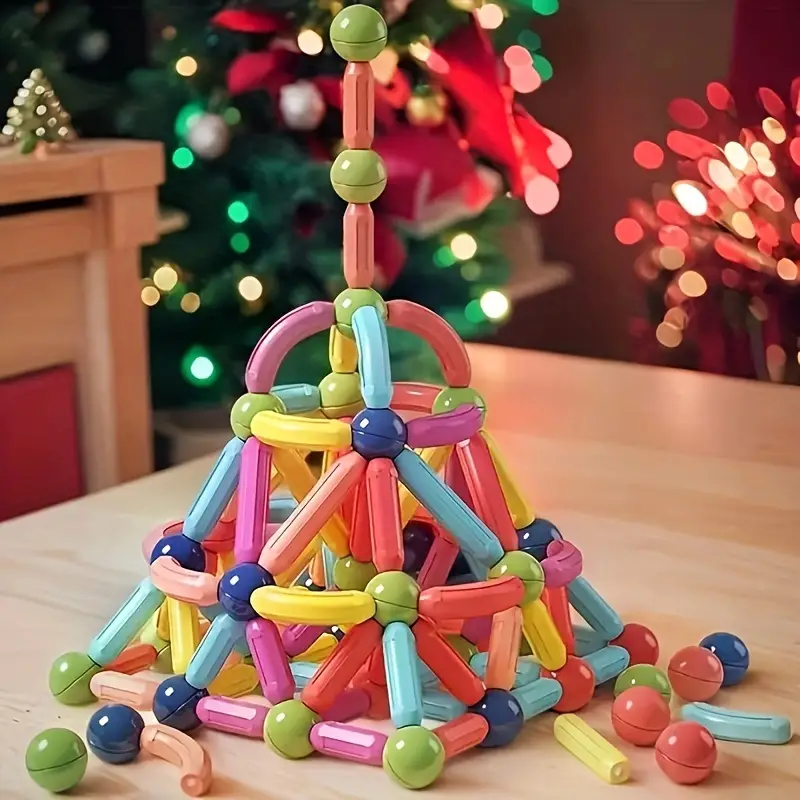 25 Pieces - Magnetic Construction Toy