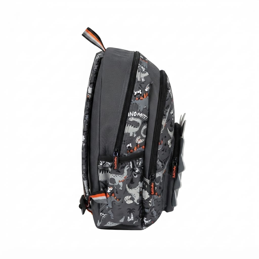 Character Backpack with 3 Zip Compartments
