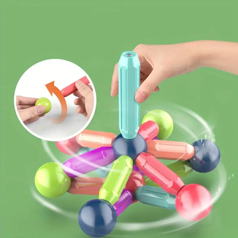 25 Pieces - Magnetic Construction Toy