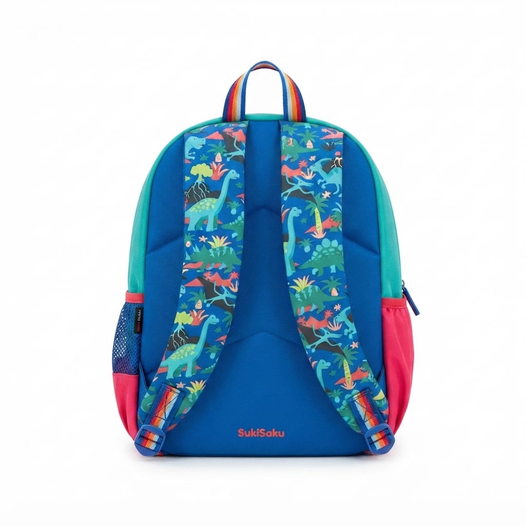 Character Backpack with 3 Zip Compartments