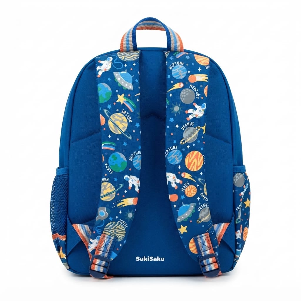 Character Backpack with 3 Zip Compartments