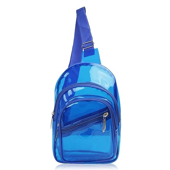 Jelly Crossbody Bag with Front Pockets