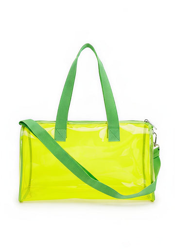 Jelly Duffle Bag with Shoulder Strap