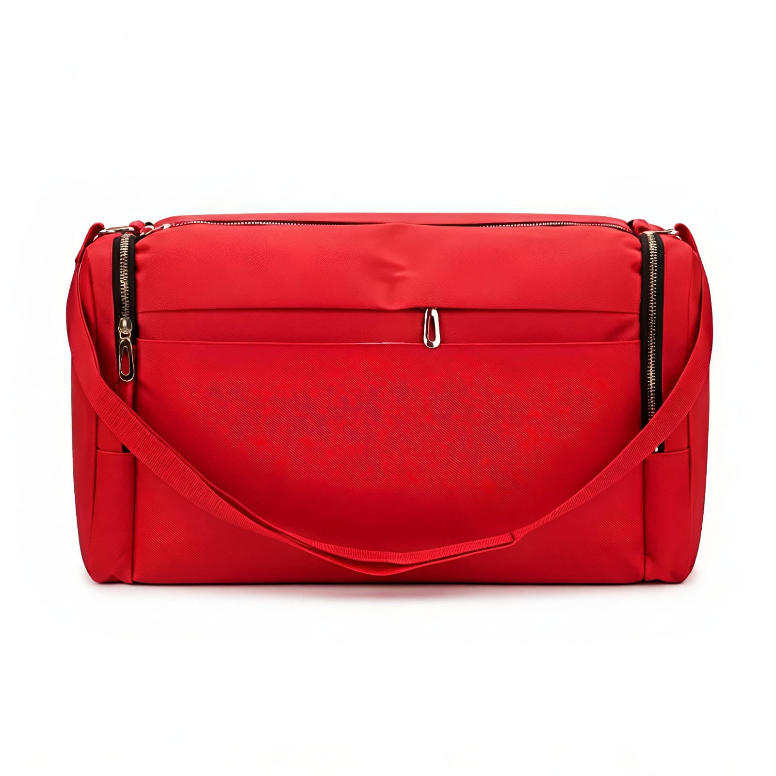 Canvas Duffle Bag with Zip Closure
