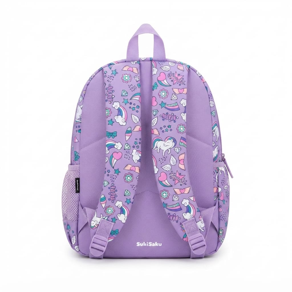 Character Backpack with 3 Zip Compartments