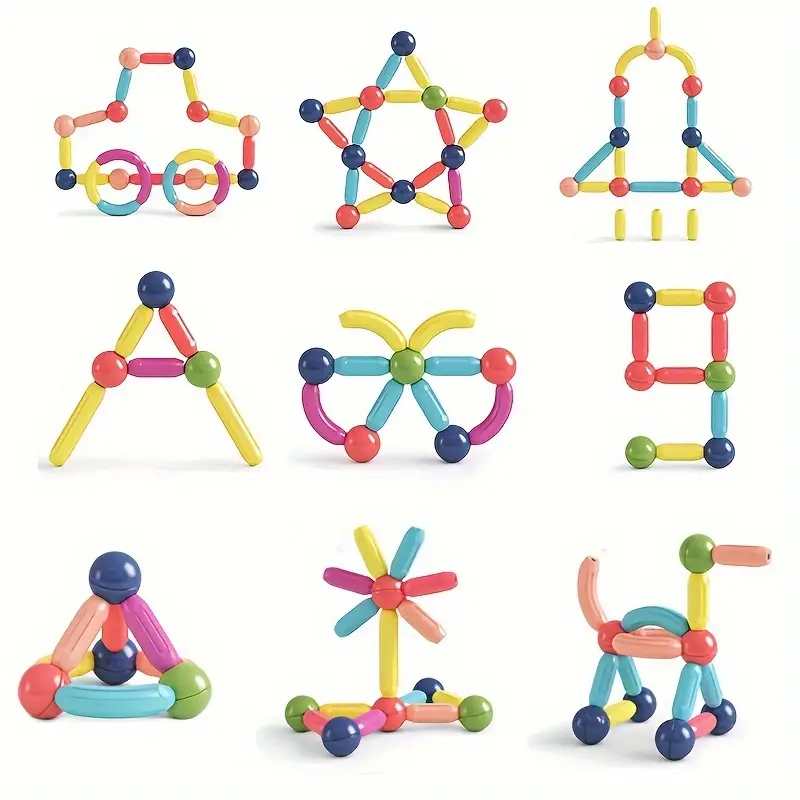 25 Pieces - Magnetic Construction Toy
