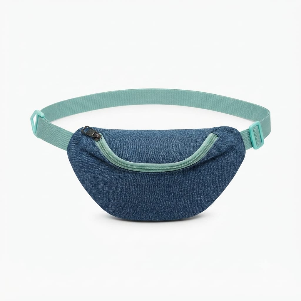 Denim Waist Bag or Crossbody Pouch