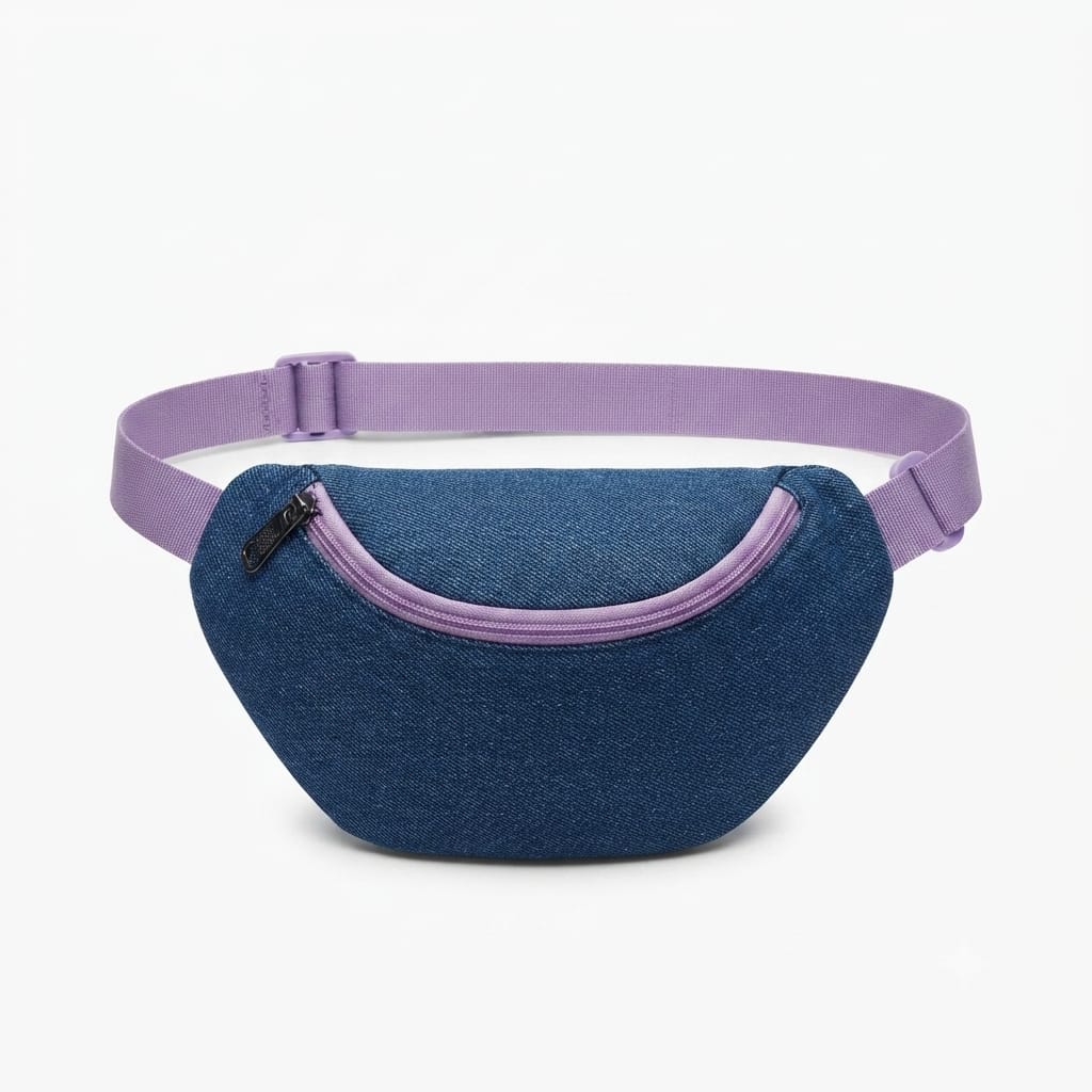 Denim Waist Bag or Crossbody Pouch