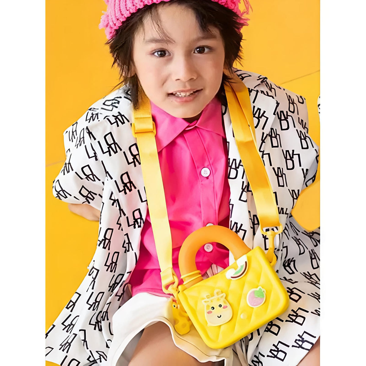 Toddler Sling Bag with Cute Patch Design