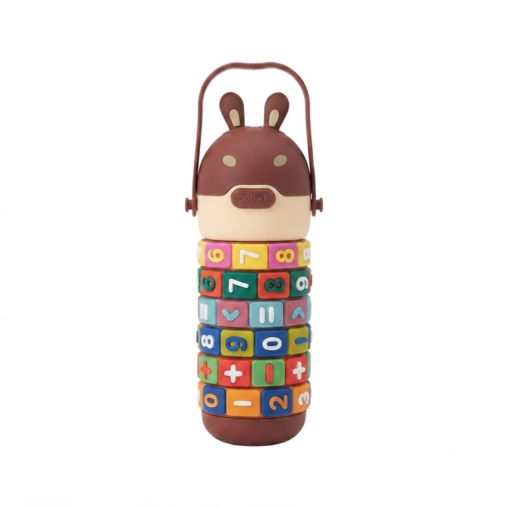 Math Puzzle Water Bottle