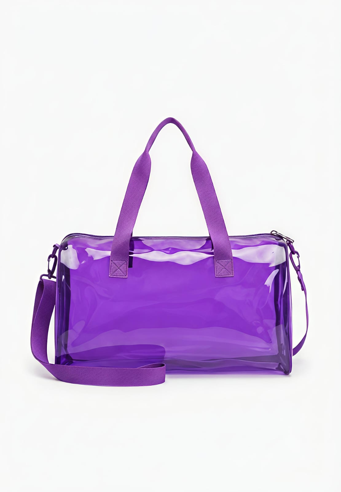 Jelly Duffle Bag with Shoulder Strap