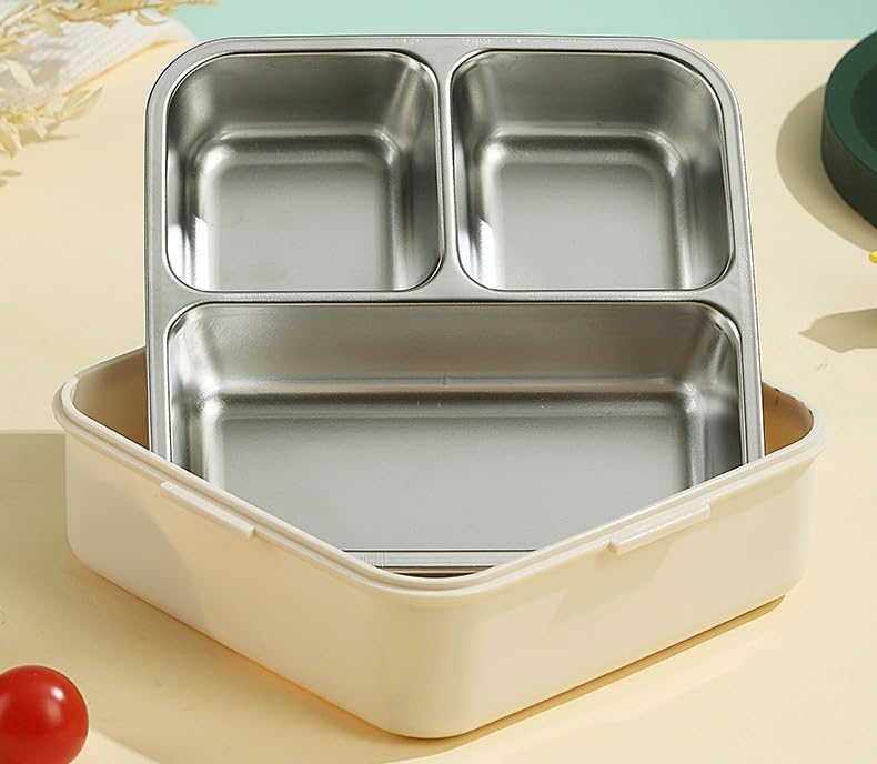 Dino School Bento Lunch Box - Yellow