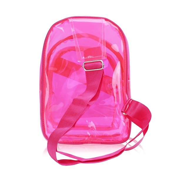 Jelly Crossbody Bag with Front Pockets