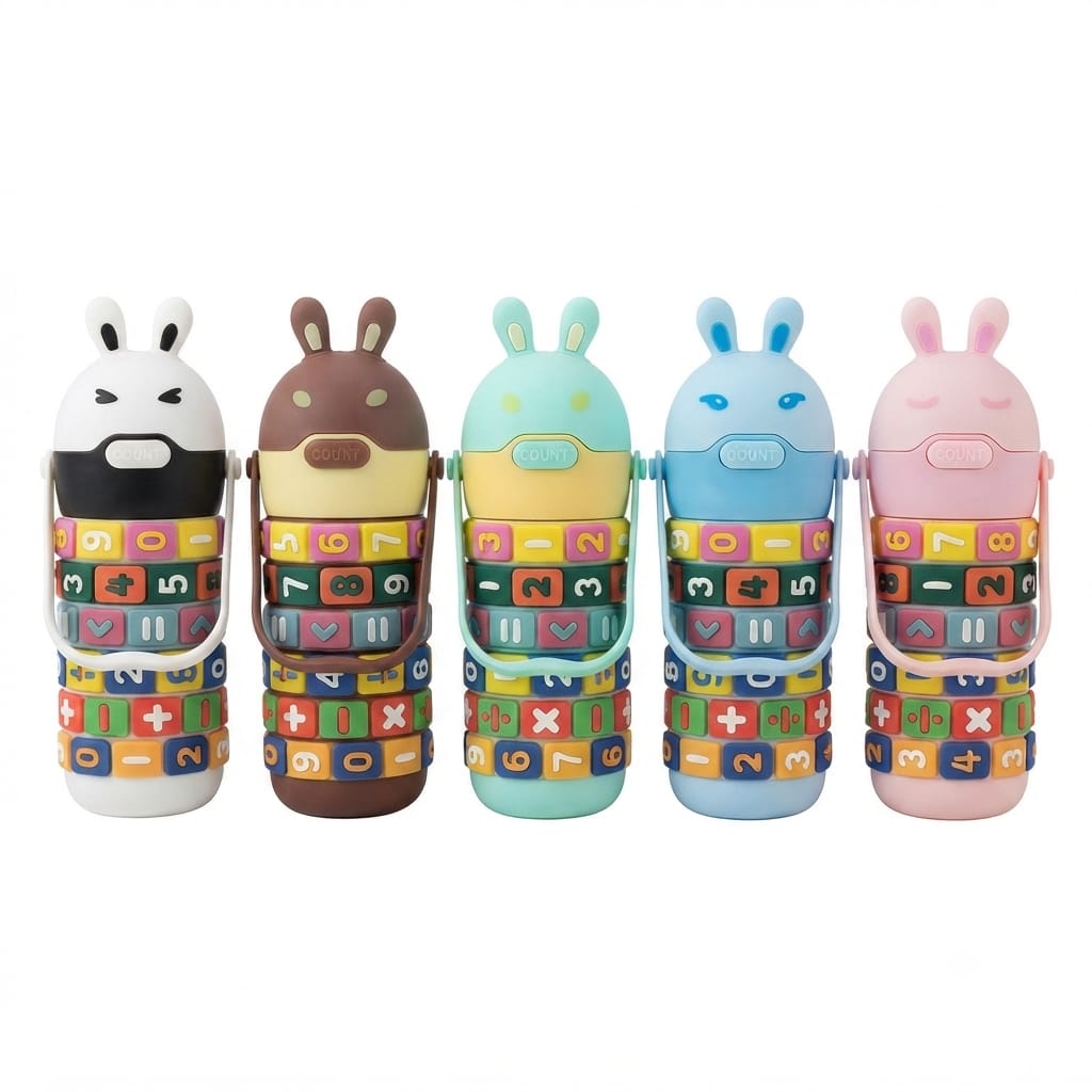 Math Puzzle Water Bottle
