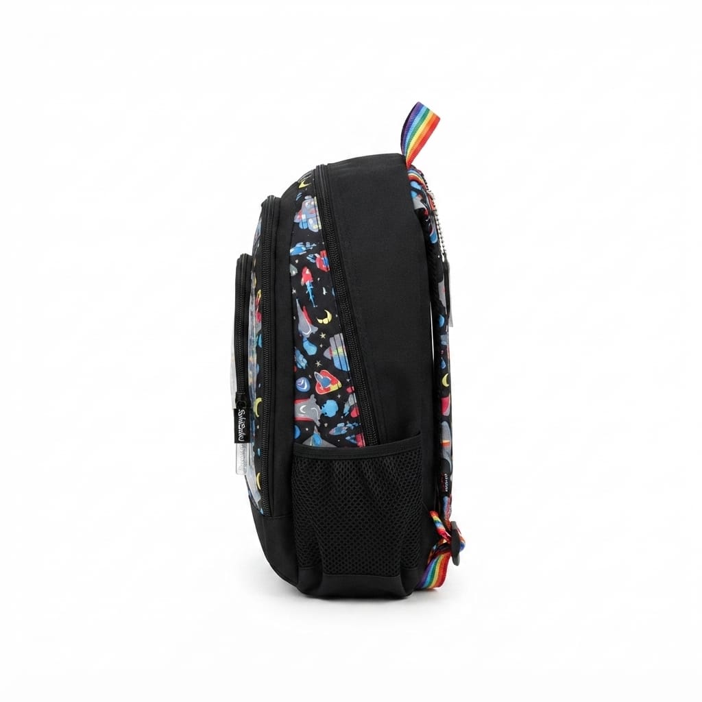 Character Backpack with 3 Zip Compartments