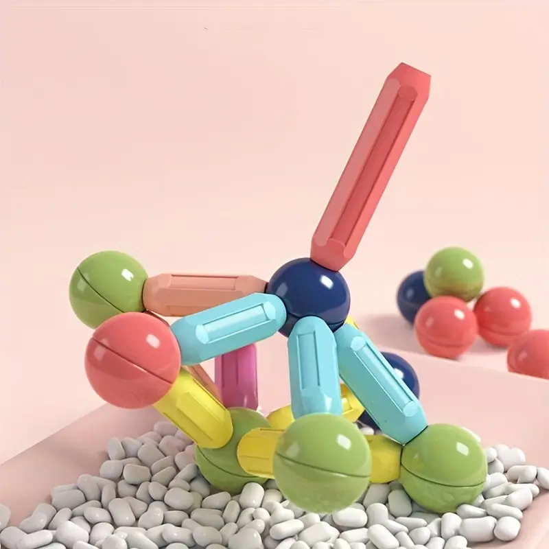 25 Pieces - Magnetic Construction Toy