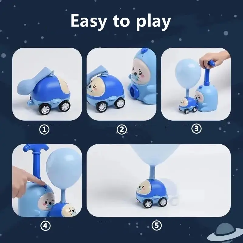 Aerodynamic Balloon Toy Car