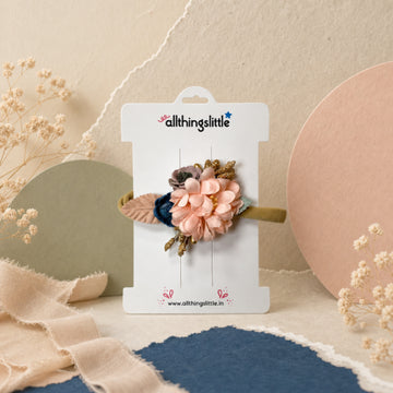 Blush Pink Shimmer Floral Headband