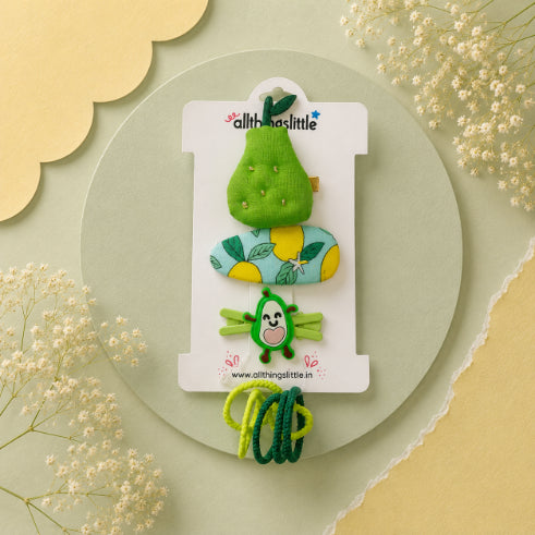 Textured Pear & Lemon Citrus Clip Set