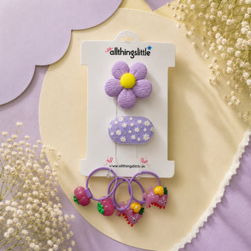 Waffle Blossom & Daisy Acrylic Plate Clip Set