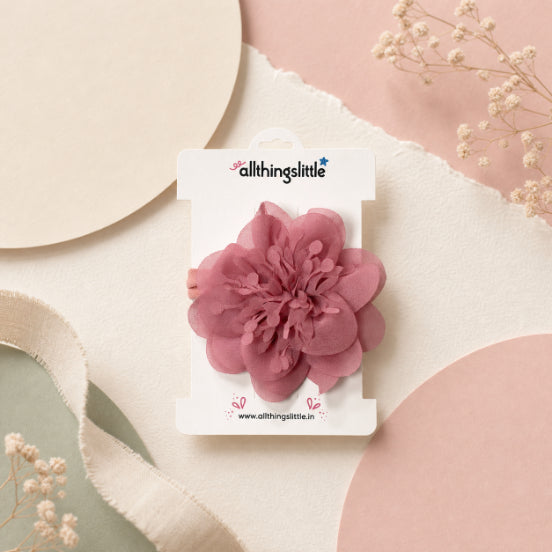 Dusty Rose Textured Petal Headband