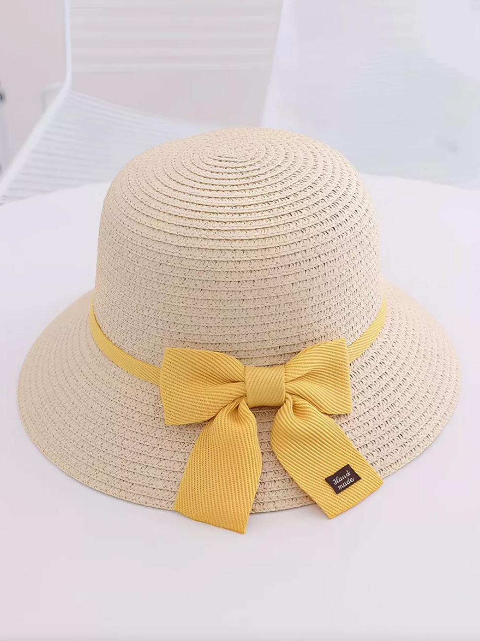 Summer Straw Hat and Sling Bag Set